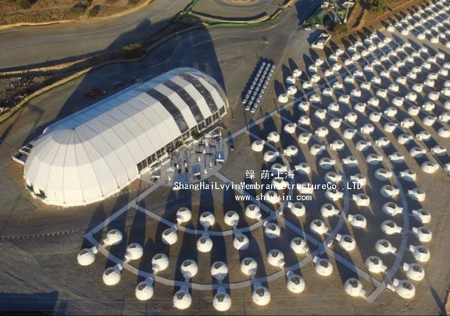 響沙灣蓮花酒店膜結(jié)構(gòu)工程技術(shù)措施構(gòu)造設(shè)計、制作及安裝